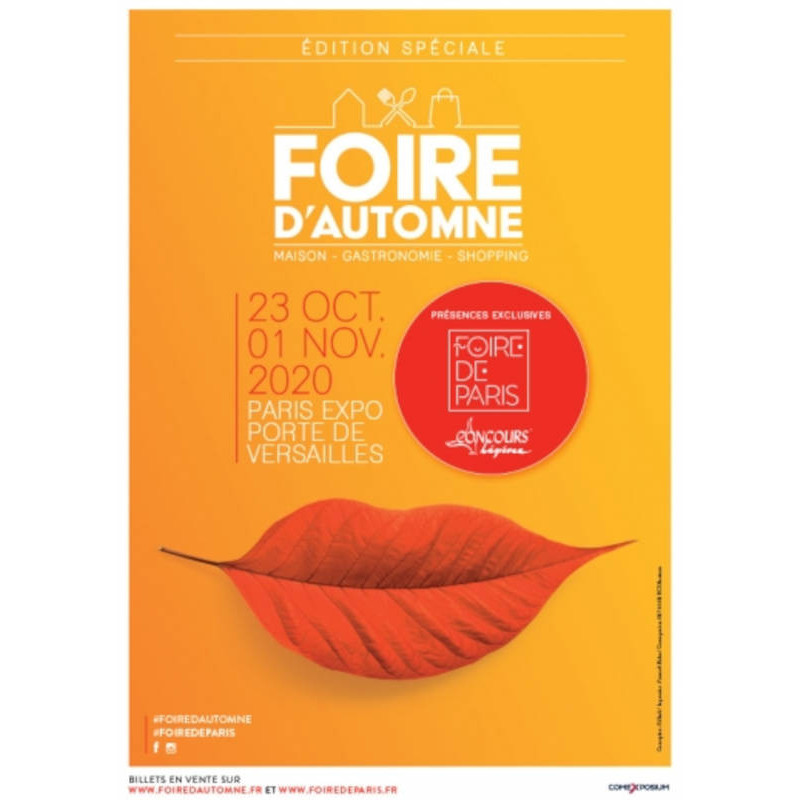 6,00€ réduction billet entrée Foire automne de Paris