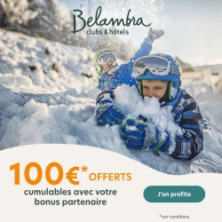 Promotion Belambra  100€ offerts